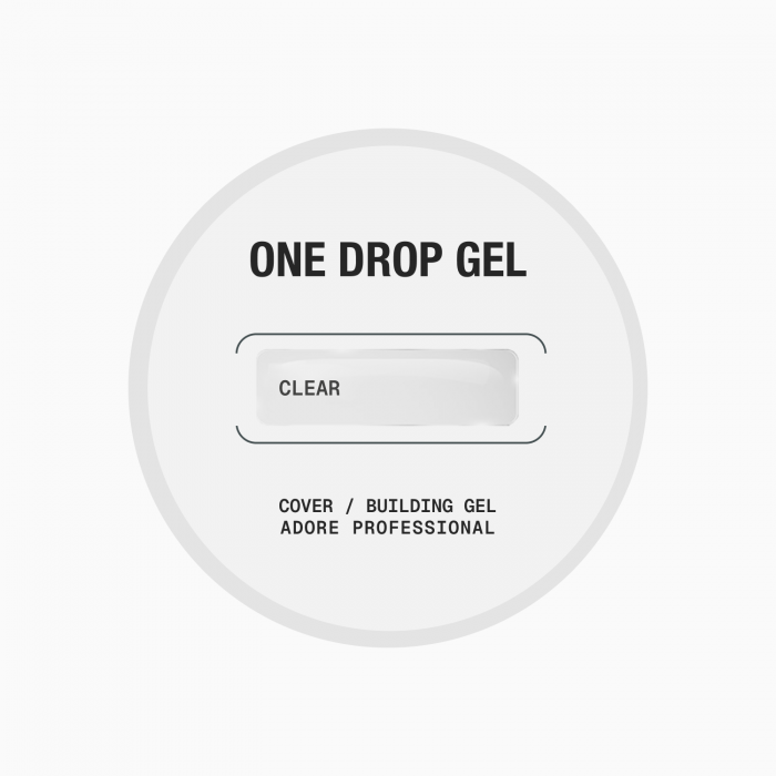 густий гель для нарощування нігтів one Drop Gel 