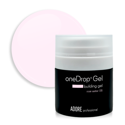 густий гель для нарощування нігтів one Drop Gel 30г №06 – rose water густий гель для нарощування нігтів one Drop Gel 30г №06 – rose water