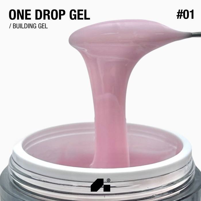 густий гель для нарощування нігтів (рефіл) one Drop Gel