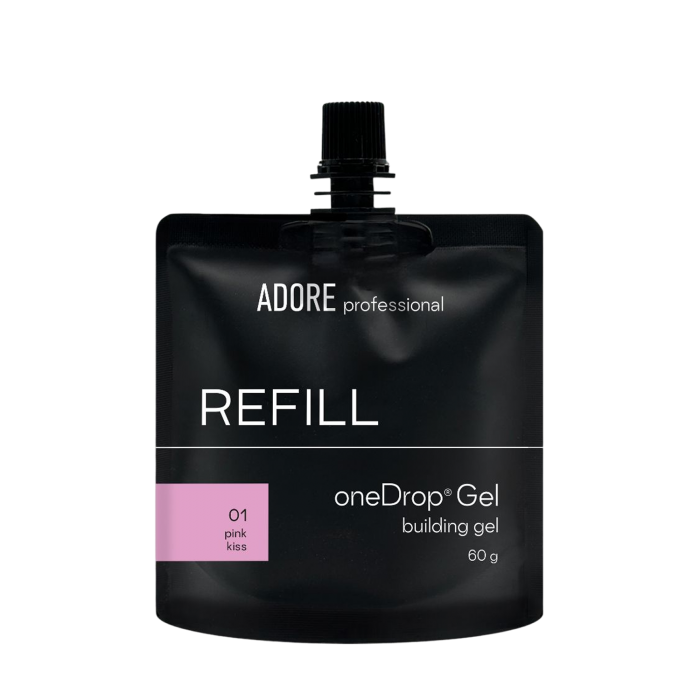 густий гель для нарощування нігтів (рефіл) one Drop Gel