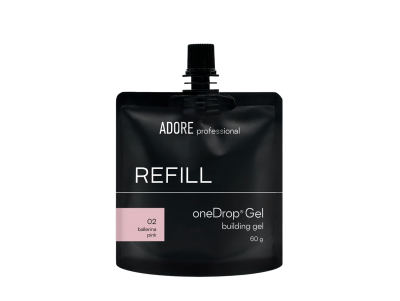 густий гель для нарощування нігтів (рефіл) one Drop Gel