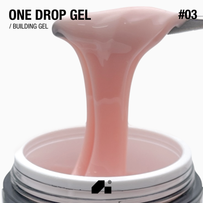 густий гель для нарощування нігтів (рефіл) one Drop Gel