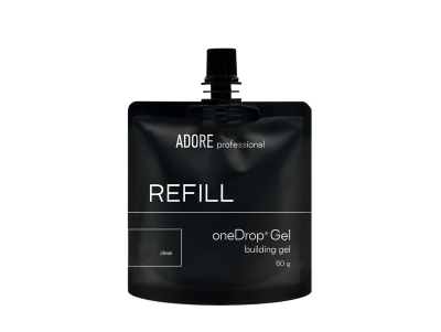 густий гель для нарощування нігтів (рефіл) one Drop Gel 