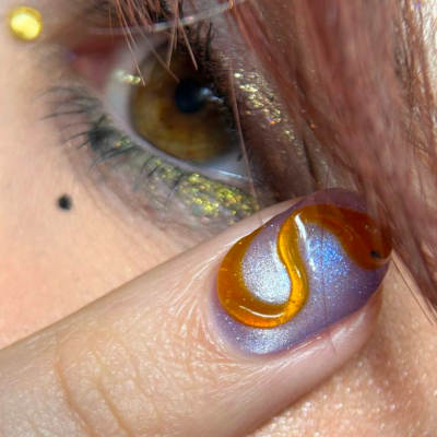 гель-лак “котяче око” Aura 