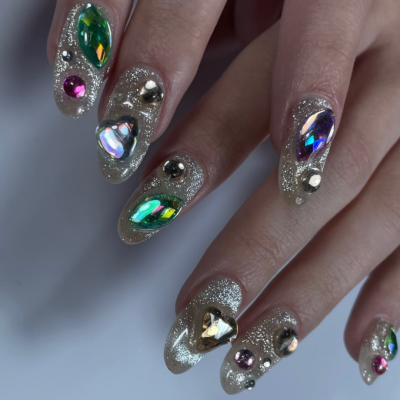 гель-лак "котяче око" Crystal Flash