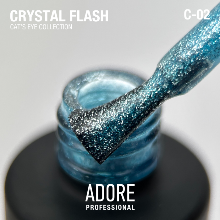 гель-лак "котяче око" Crystal Flash