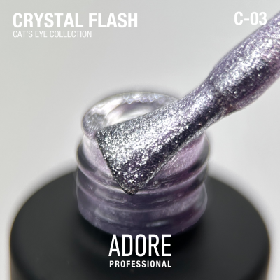 гель-лак "котяче око" Crystal Flash