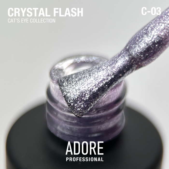 гель-лак "котяче око" Crystal Flash