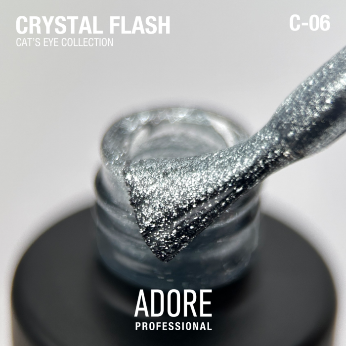гель-лак "котяче око" Crystal Flash