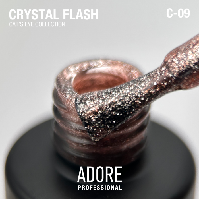 гель-лак "котяче око" Crystal Flash