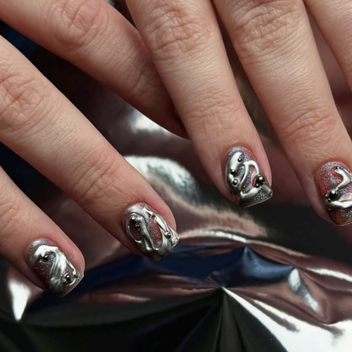 гель-лак "котяче око" Crystal Flash