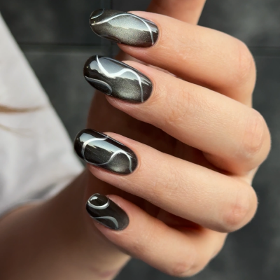 гель-лак  "котяче око" Metal Glass