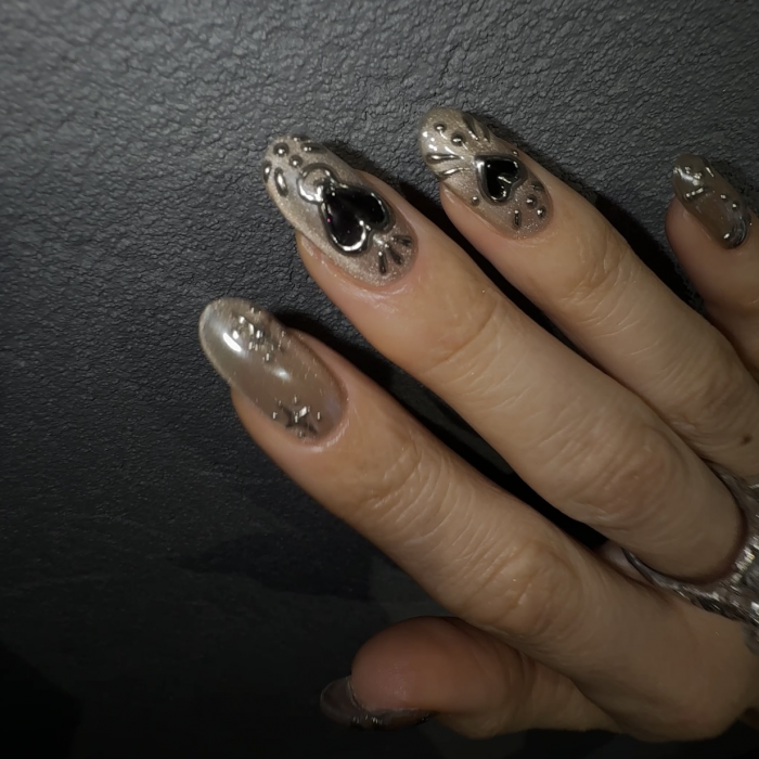 гель-лак  "котяче око" Metal Glass