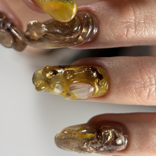 гель-лак "котяче око" Metal Glass