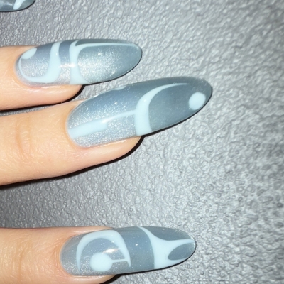 гель-лак "котяче око" Metal Glass