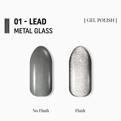 гель-лак  "котяче око" Metal Glass