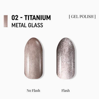 гель-лак  "котяче око" Metal Glass