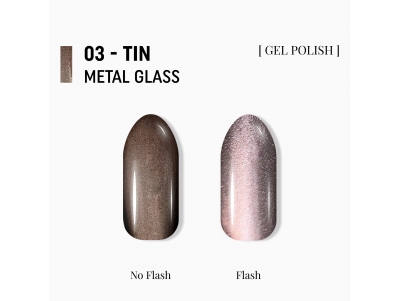 гель-лак  "котяче око" Metal Glass