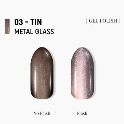 гель-лак  "котяче око" Metal Glass