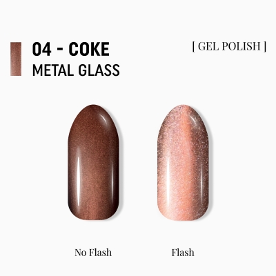 гель-лак "котяче око" Metal Glass