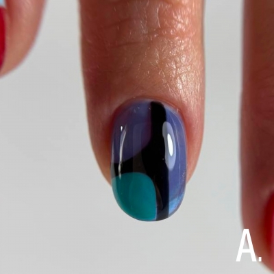 вітражний гель-лак Marble glass