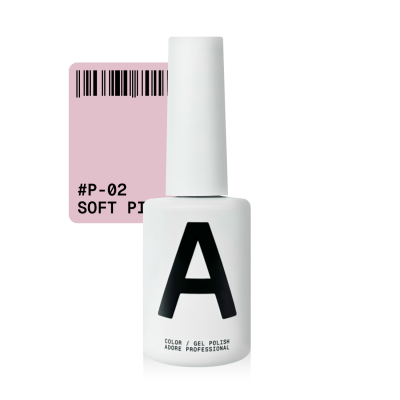 гель-лак ADORE PROFESSIONAL Pastel 12ml P-02 - soft pink