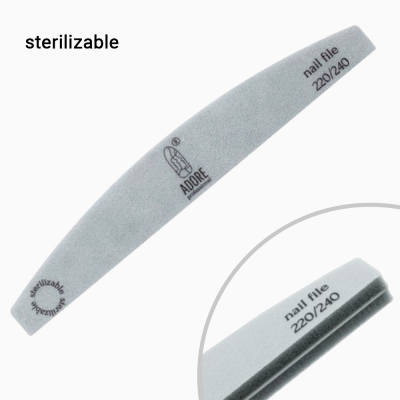 Баф для нігтів ADORE professional 220/240 півколо Баф для нігтів ADORE professional 220/240 півколо