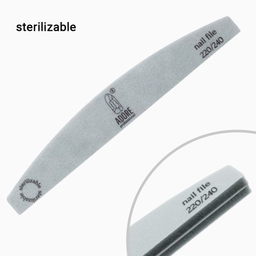 Баф для нігтів ADORE professional 220/240 півколо