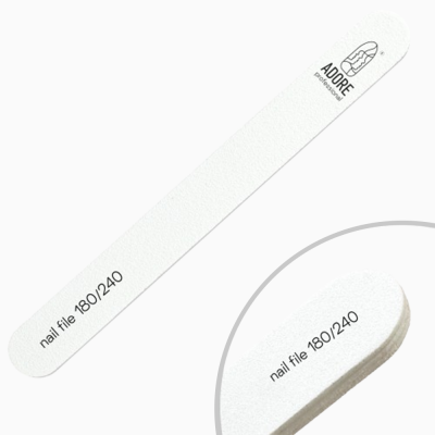 Пилка для нігтів ADORE professional 180/240 пряма