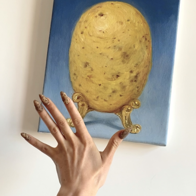 Дизайнерські накладні нігті "Fabergé"