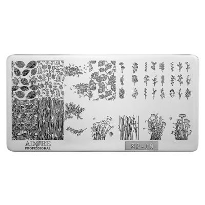 Пластина для стемпінга SP-09 Пластина для стемпінга SP-09