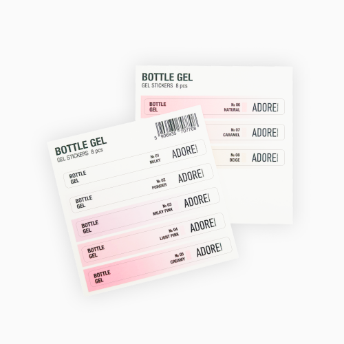 набір наліпок на тіпси Bottle Gel Stickers
