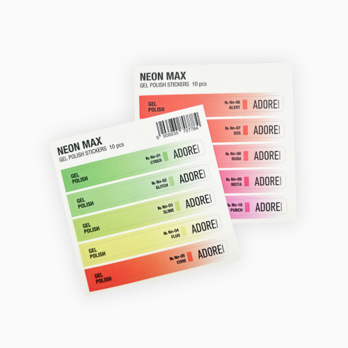 набір наліпок на тіпси Neon Max Stickers