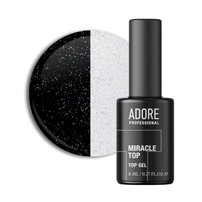 топ для гель-лаку з блиском MIRACLE TOP 8ml №05 - golographic shimmer