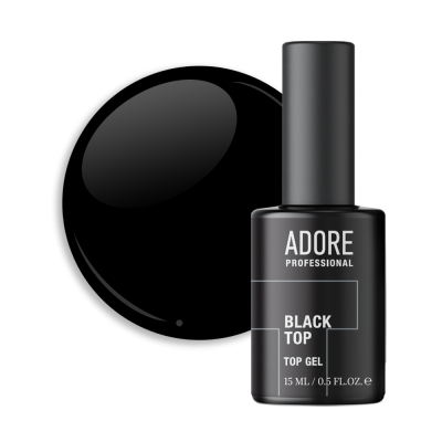 топ для нігтів вітражний чорний Black Top 15ml