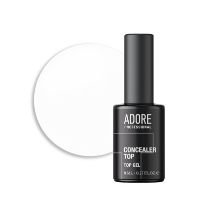 камуфлюючий топ ADORE PROFESSIONAL Concealer Top 8ml №01 - blanc камуфлюючий топ ADORE PROFESSIONAL Concealer Top 8ml №01 - blanc