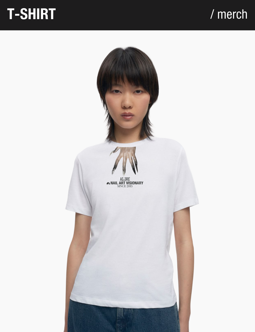ADORE Signature White T-shirt