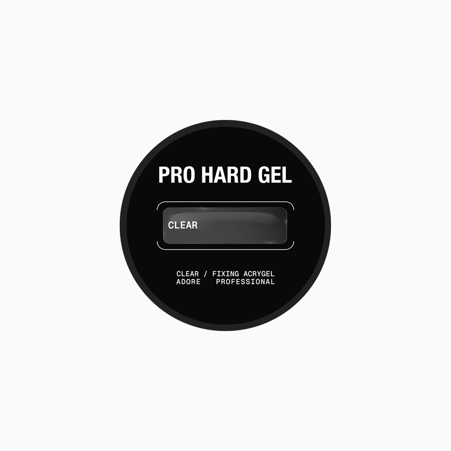 акригель для ремонту нігтів PRO Hard Gel - прозорий
