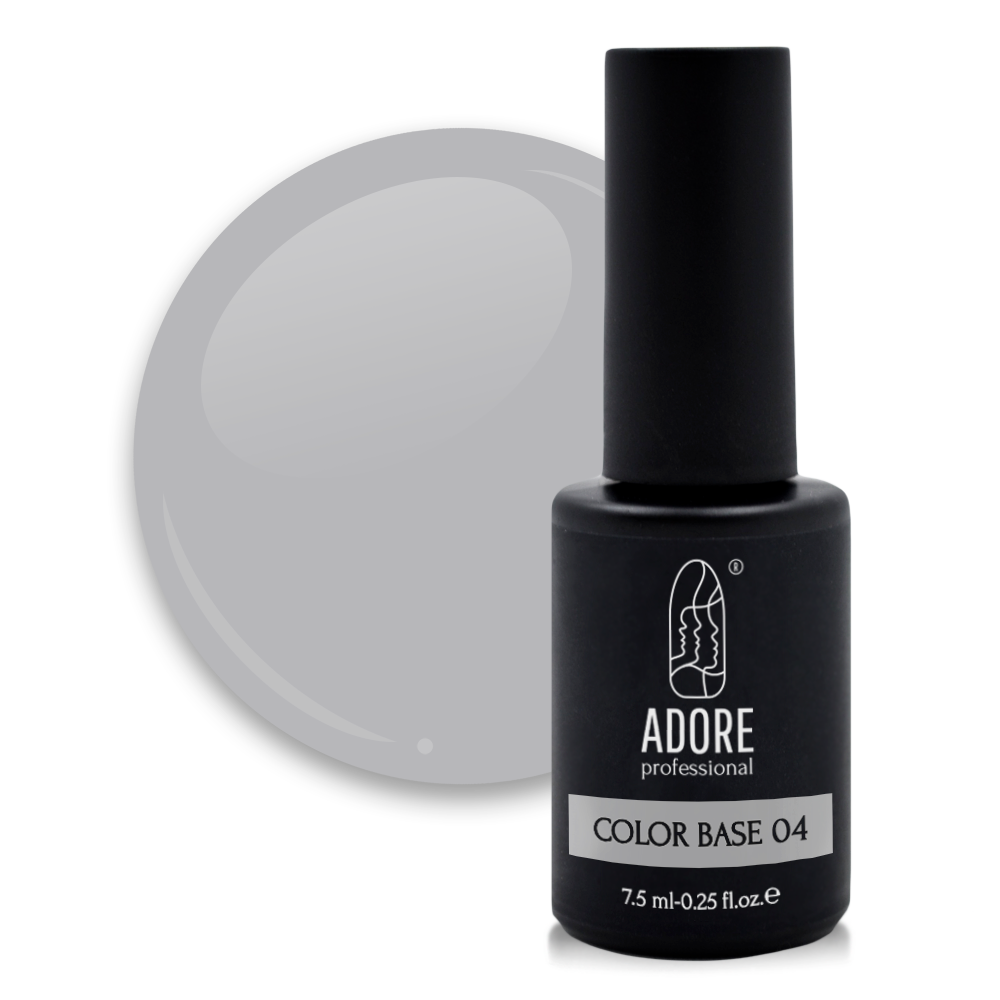 кольорова база для нігтів ADORE professional 7,5ml №04 - ash