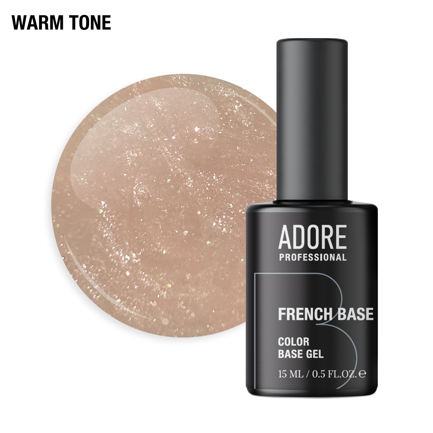 камуфлююча база для нігтів French Base 15ml №29 - honey