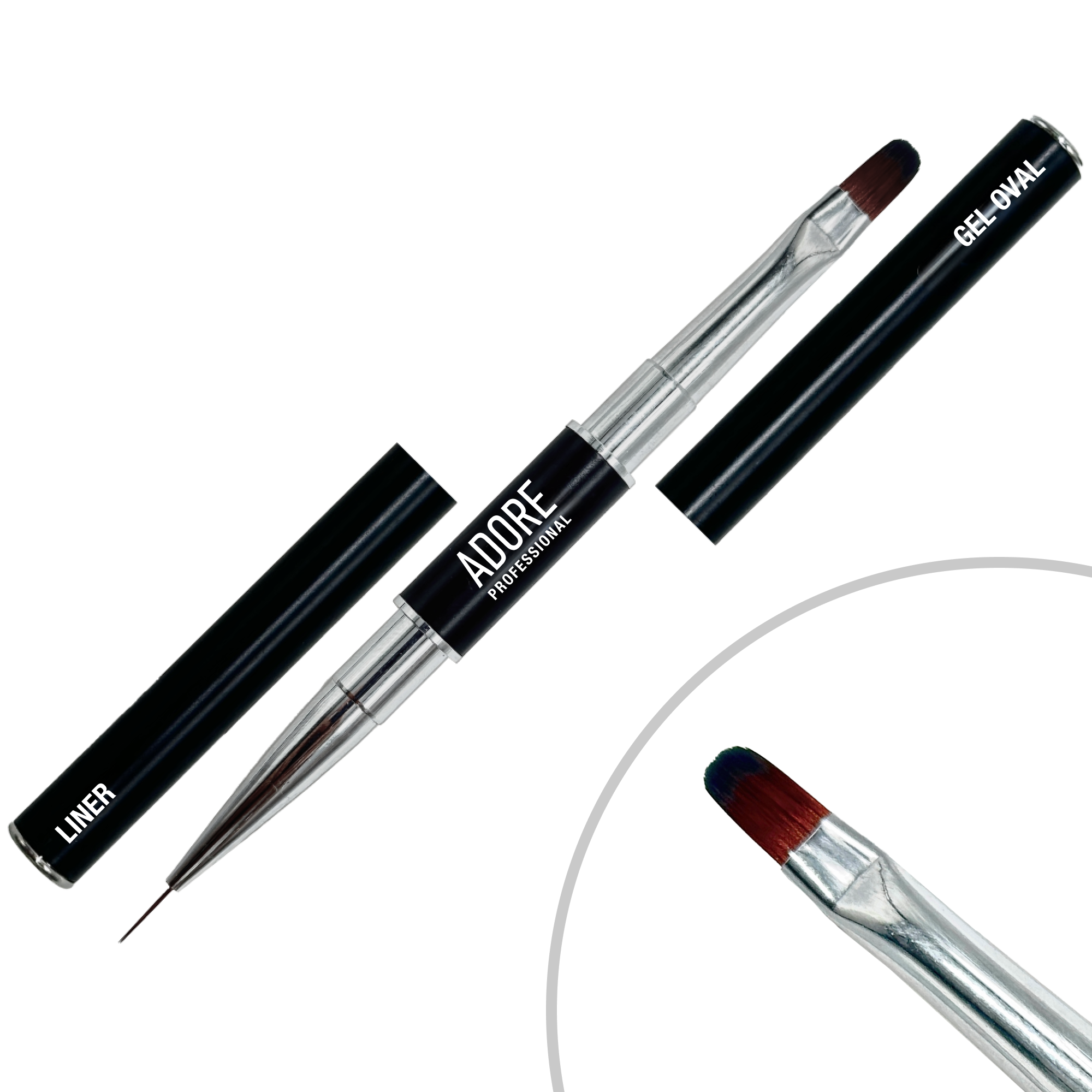 Пензель двосторонній для гелю