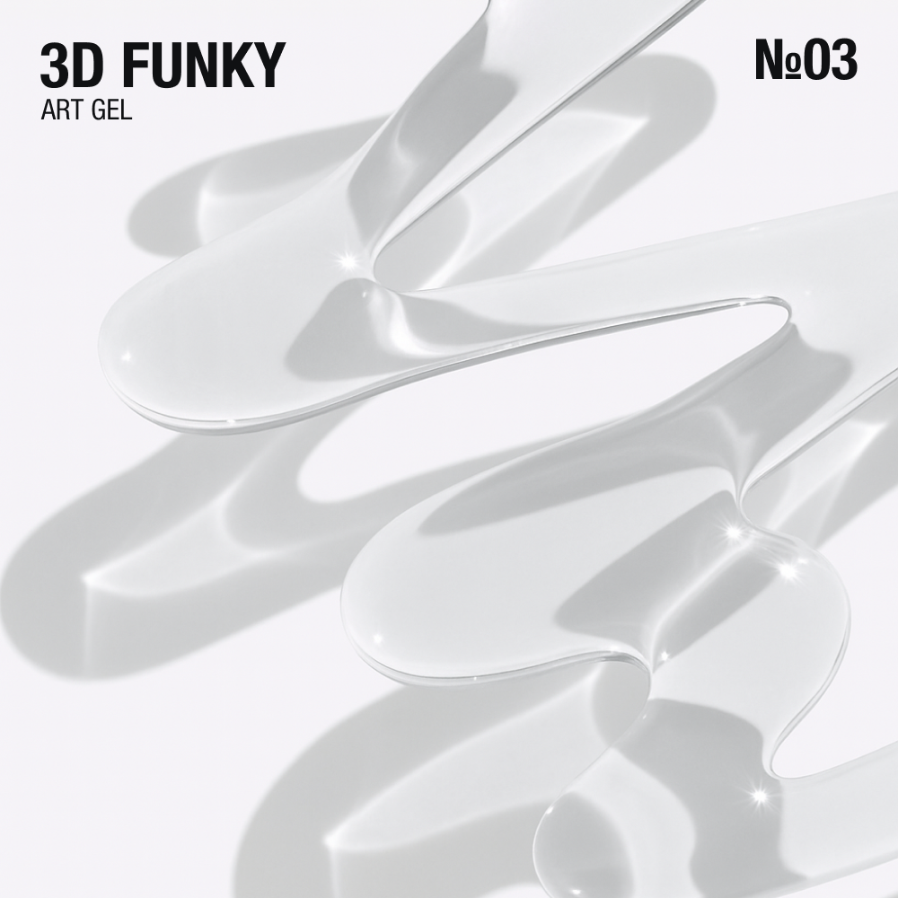 гель для об'ємних дизайнів 3D Funky 