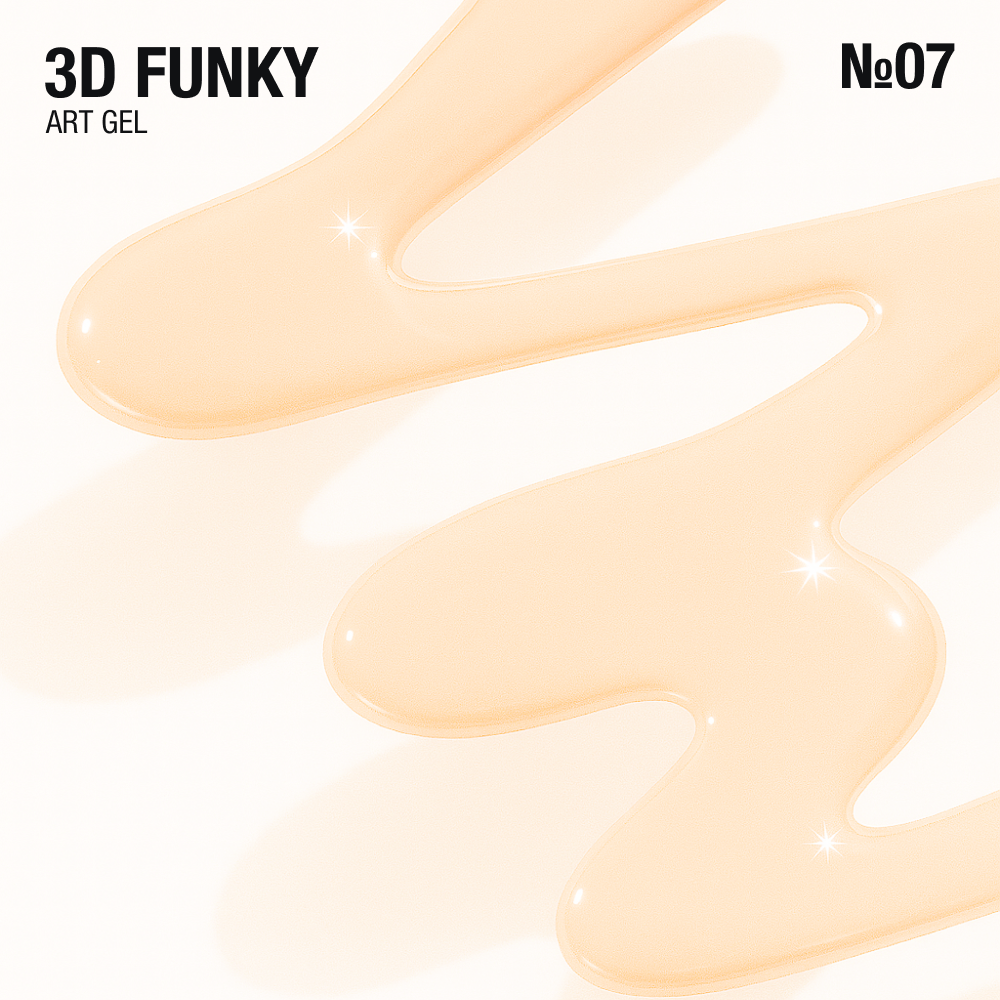 гель для об'ємних дизайнів 3D Funky 