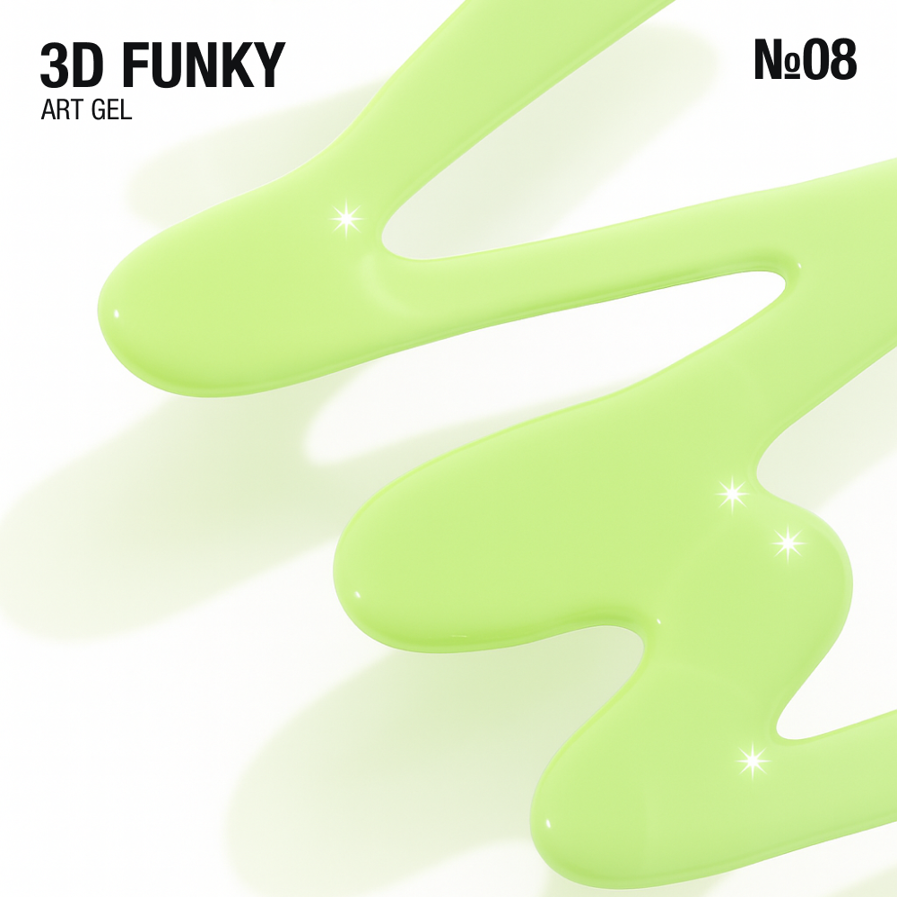 гель для об'ємних дизайнів 3D Funky 