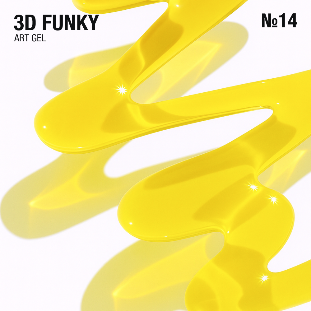 гель для об'ємних дизайнів 3D Funky 