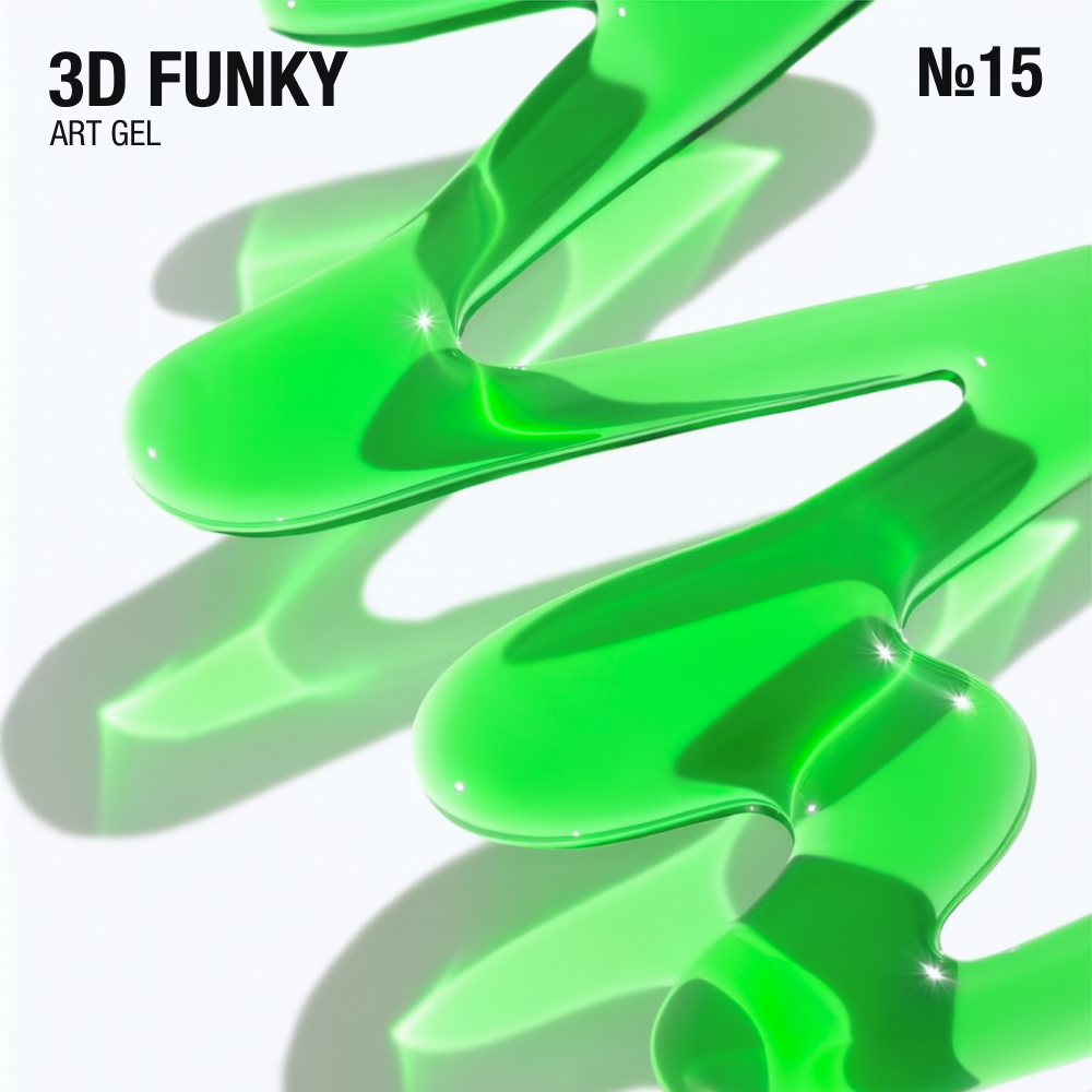 гель для об'ємних дизайнів 3D Funky 