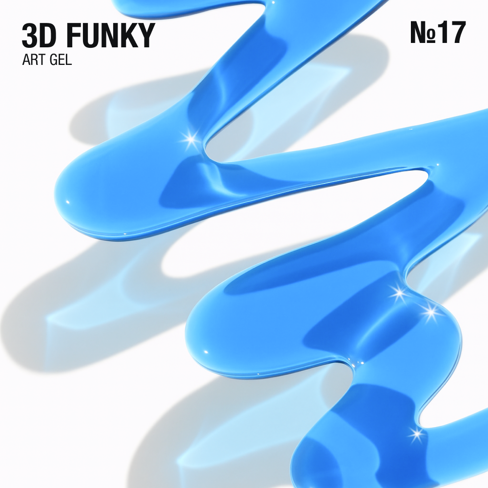 гель для об'ємних дизайнів 3D Funky 