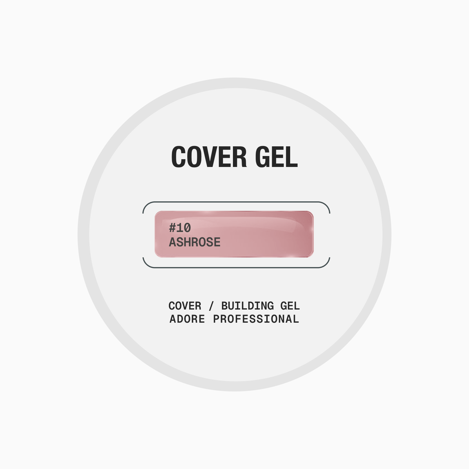 середньо густий гель для нарощування і зміцнення нігтів Cover Gel 