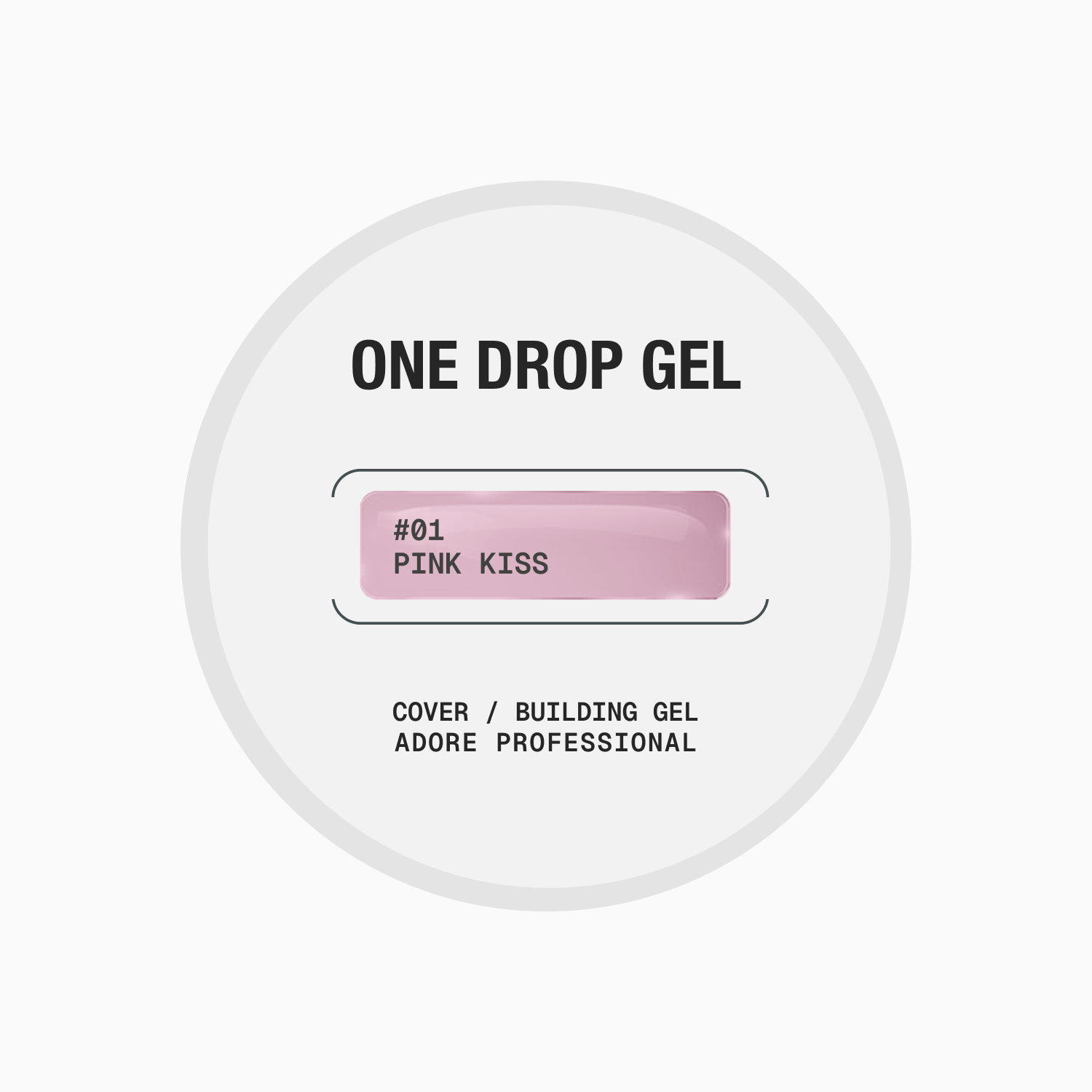 густий гель для нарощування нігтів one Drop Gel 