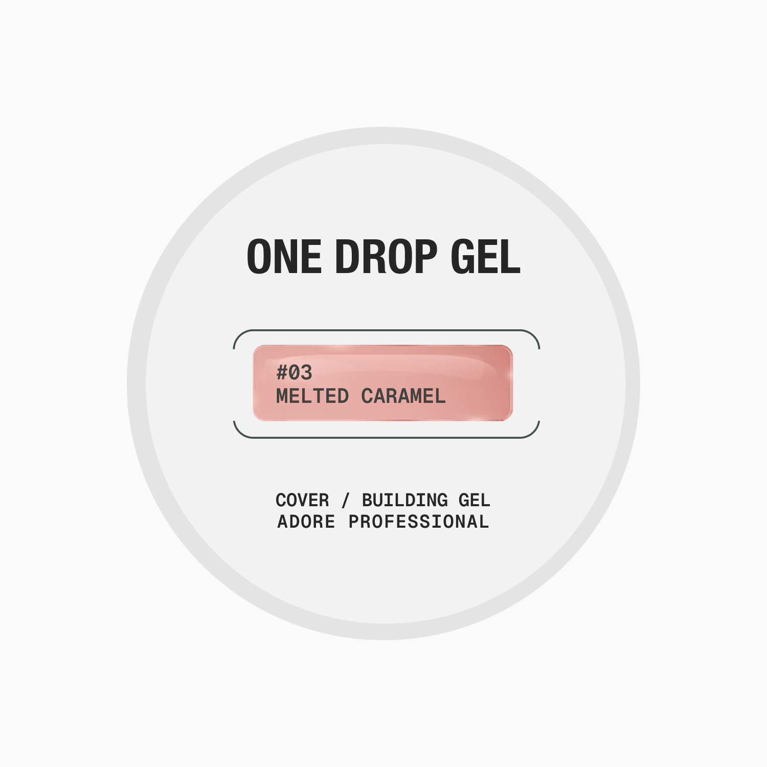 густий гель для нарощування нігтів one Drop Gel
